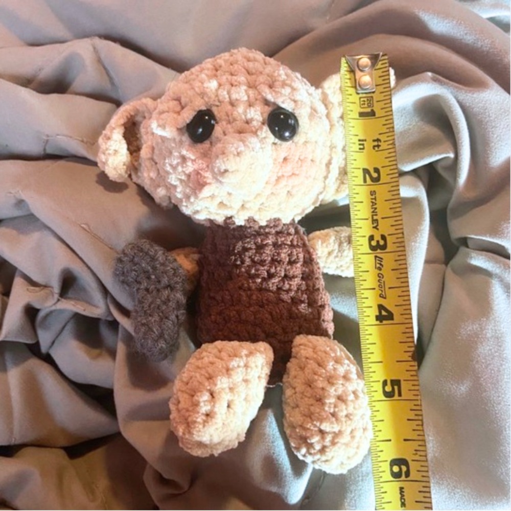 Plush Dobby The House Elf Handmade Harry Potter Soft Chenille Hogwarts Stuffed - Picture 3 of 4